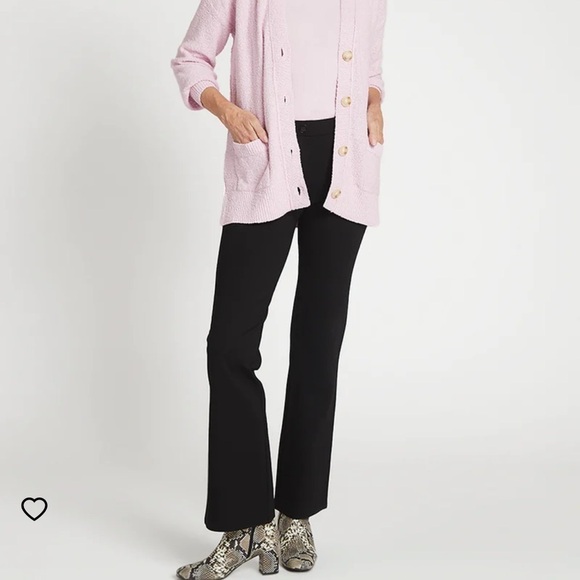 BETABRAND Bootcut Classic Dress Pants Black Size Large Petite - Picture 1 of 15